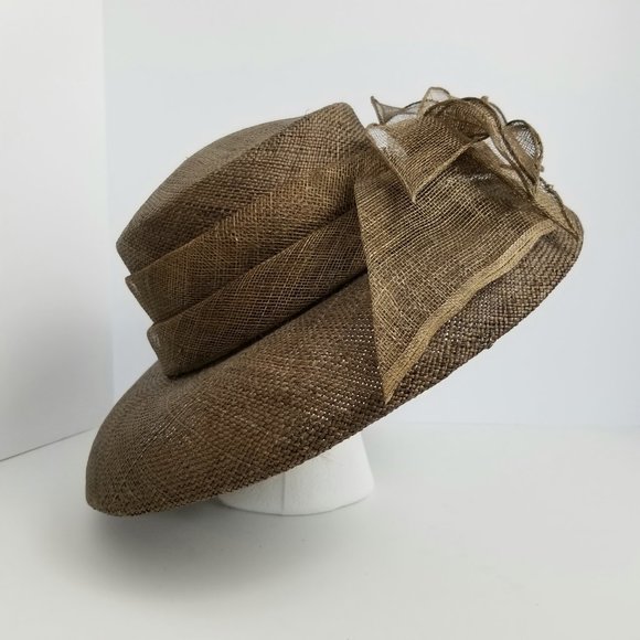 betmar Accessories - BETMAR NEW YORK Vintage Golden Brown Derby Hat